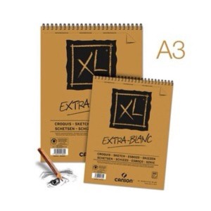 BLOCO EXTRA BLANC CANSON XL 090 A3 120FLS